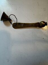 Vintage Brass Rotary Telephone Dialer with Bell picture