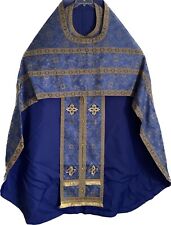 High Collar Orthodox Priest Vestment Set, 5 pc, Size XXL, 59 Inches Length picture