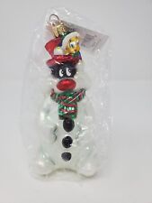 Christopher Radko Christmas Ornament Sylvester & Tweety Snowman #217 Warner Bros picture