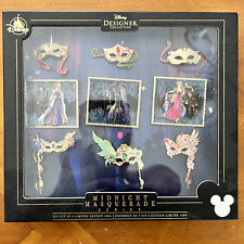 Disney D23 Expo 2019 Designer Collection Midnight Masquerade 9 Set Pin LE-1000 picture