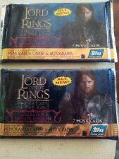 TOPPS Lord of the Rings The Return of the King [Update Edition] (2) Booster Pack picture