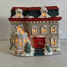Mervyn's Village Square Three Story Gray Brick Victorian House 1991 Christmas picture