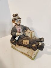 Vintage Ceramic WACO MELODY IN MOTION WHISTLING Willie HOBO CLOWN NEEDS REPAIR picture