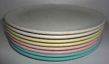 Vintage Imperial Ware Melmac Speckle Dinner Plates D-3 Melamine Set of 8 picture