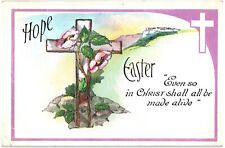 EASTER HOPE.VTG EARLY USED POSTCARD*B26 picture