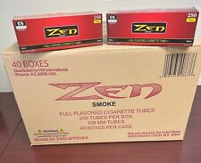 Zen Red/Full Flavor 100mm Cigarette Tubes 250ct box (40-Boxes Full Case ) picture