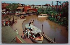 Disneyland Boat Dock Rivers of the World Adventureland P12288 ASI Postcard picture