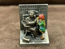 1988 Goebel Norman  Rockwell Miniature Pewter ~ Doctor and Doll picture