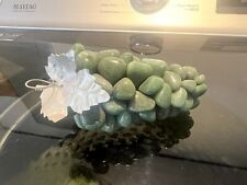 Vintage Mid Century, Jade Cluster of Grapes Leaf. Great Conversation Piece. picture