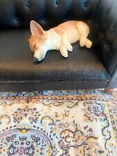 1 pc 1:12 Sleeping  Red White brown welsh corgi Dog figure toy Dollhouse Magnets picture