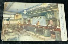 Detroit Michigan MI - GOLD DOLLAR Buffet- 1909 Postcard Alcohol/Saloon Bar picture