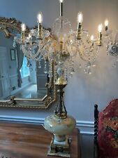 Lamp Crystal Chandelier With Marble Base 9 Light picture