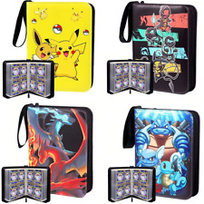 400 Card Spots Pokemon Cards Binder Album Book Game Card Collectors Holder Case picture