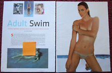 Magazine Photo Article, 8-Page Pinup Clipping ~ AMANDA BEARD Olympic Swimmer picture