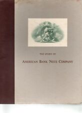 VINTAGE BOOK THE STORY OF AMERICAN BANK NOTE COMPANY BY GRIFFITHS 1959 1ST RARE picture