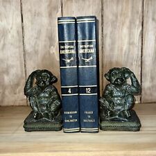 Thinking Monkey Bookends Pair figure X 2 picture