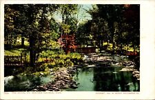Brook Mt Holyoke College Massachusetts MA WB Postcard c1900 UNP Unused UDB picture