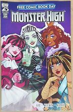 MONSTER HIGH Silver - 2024 FCBD Free Comic Book Day NO STAMP IDW New Scaremaster picture