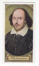 Vintage 1935 Trade Card of WILLIAM SHAKESPEARE picture