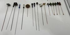Vintage Ornate Hat Pins Mixed Styles 22 Pieces Lot picture