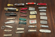 Pocket knife lot, money clips, antique, winchester, ideal, forsheim *Description picture
