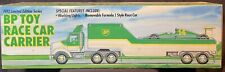NEW 1993 Vintage BP Toy Race Car Carrier Truck & Indy Racer #14 F1 Formula One picture