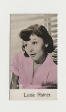 Luise Rainer vintage 1930s De Beukelaer Film Stars SMALL Trading Card #894 picture