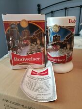 2020 Budweiser Bud Holiday Stein  Christmas Anheuser Busch AB Annual NIB  picture
