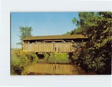 Postcard Old Covered Bridge At Buttonwood, Pennsylvania picture