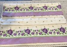 Vintage Purple Flower Pillowcases Set Of 2 picture