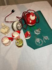 Lot of vintage Christmas decorations and tree ornaments(40s and 50s) picture