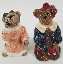 Boyds Bears Salt And Pepper Shakers Luella & Hedda The Secret Pottery picture