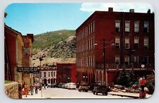 c1950s~Central City Colorado CO~Downtown~Eureka Street~Teller House~Vtg Postcard picture