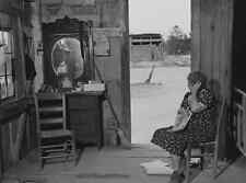 1941 Woman watching Husband Plow Fields Heard County Georgia Old Photo 4
