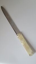 Vintage Italian Letter Opener Mother Of Pearl Handle picture