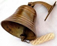 Brass Vintage Marina Ship Wall Bell Antique Finish Maritime Home Decor Gift picture