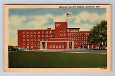 Ashtabula OH-Ohio, Ashtabula General Hospital, Antique Souvenir Vintage Postcard picture