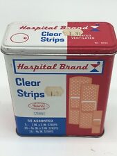 Vintage Hospital Brand Tin - 50 Plastic Strips  picture