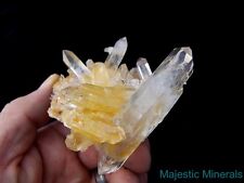HIGH END DT BURR DISPLAY____LARGE OPTICAL CLEAR Arkansas Quartz Crystal Cluster  picture