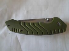 OFFICIAL NRA GREEN TACTICAL SURVIVAL LINER LOCK FOLDING POCKET KNIFE KNIVES TOOL picture