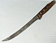 Vintage OLD FILE Handmade Butcher Knife 11.25