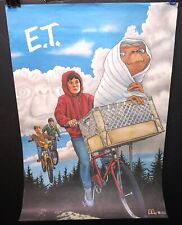 Vintage advertising MCDONALD’S POSTER of E.T. THE EXTRA-TERRESTRIAL movie 1985 picture