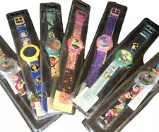 NEW OLD STOCK 90’s Lot Of 7 SEALED Disney Movie Cartoon WATCHES picture
