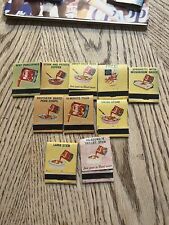 Lot of 10 Vintage Matchbooks - Hunt's Tomato Sauce with Recipes picture