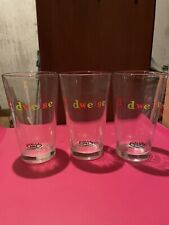 3 Matching 1963 Retro Pint Glass Series Budweiser King of Beers picture