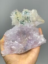 RARE New Find Specialty Amethyst Quartz Cluster Uruguay 11.6oz Beautiful N32 picture