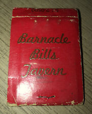 1940s-50s Barnacle Bills Tavern Matchbook *Mostly Full* Pasadena California picture