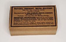 Mint WWII Box Military Saftey Matches JCQD 1007-A Diamond Match Company picture