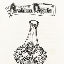 Williams Tales of the Arabian Nights Pinball Machine Manual Operators Handbook picture
