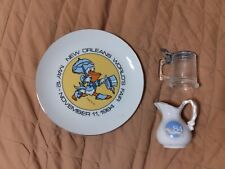 Lot Of 3 - 1984 World's Fair New Orleans Plate , Cup, And Jar picture